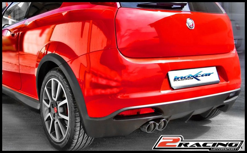 Zadní tlumič s koncovkou o průměru 102 Inoxcar racing FIPN.19.102