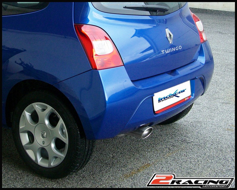 Zadní tlumič s koncovkou o průměru 102 Inoxcar racing RETW.02.102