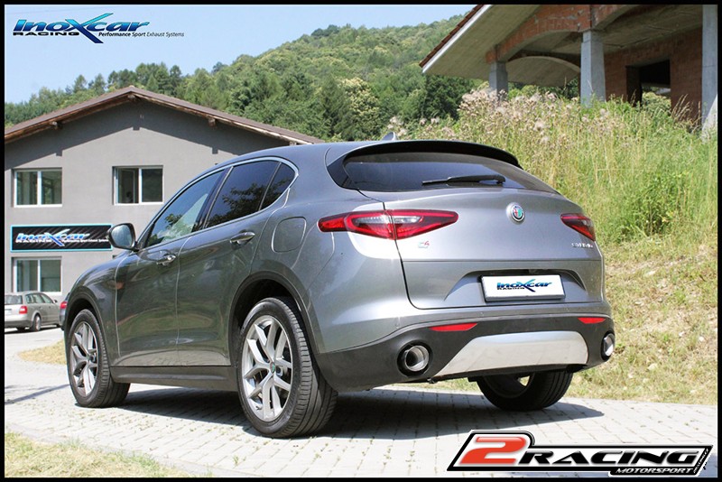 Central pipe společně ss tlumiče Inoxcar racing TCSSTELVIO