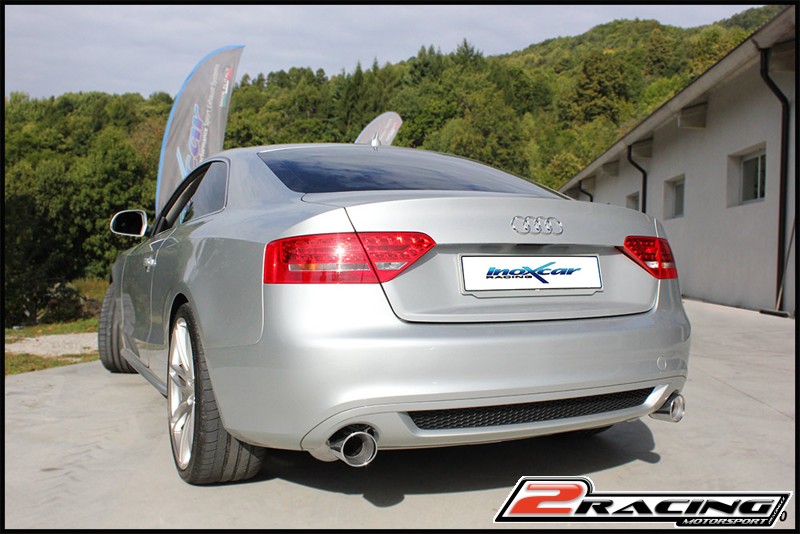 Zadní tlumič s koncovkou o průměru 100 X-RACE P+L &nbsp; Inoxcar racing AUA5.02.XR10