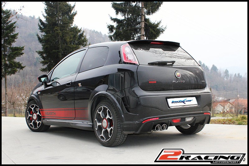 Zadní tlumič s koncovkou o průměru 102 Inoxcar racing FIPN.36.102