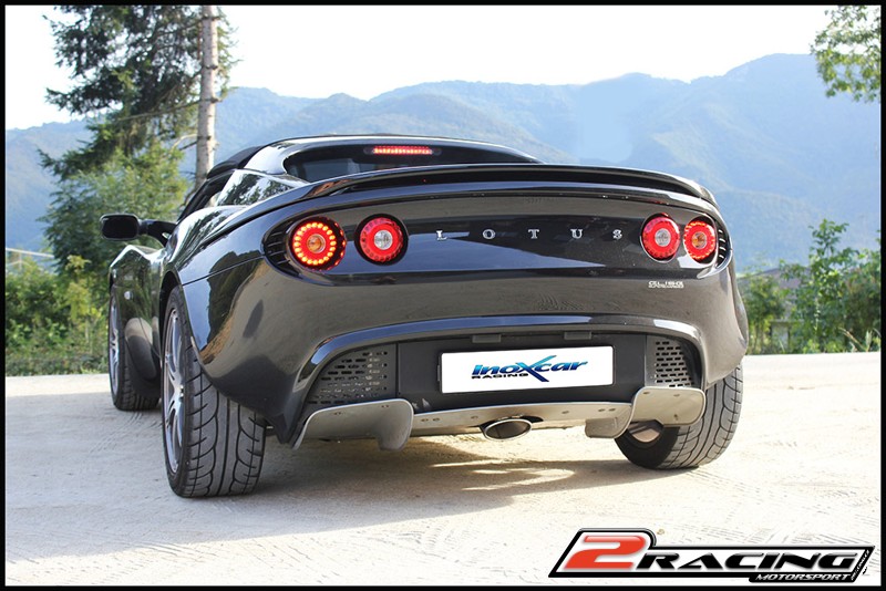Zadní s tlumiče společně scentral koncovka Oválná 150x105 mm Inoxcar racing LOEL.02.150