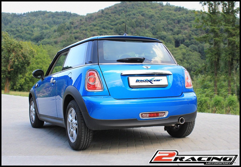 Zadní tlumič s koncovkou o průměru 90 X-RACE Inoxcar racing MICO.15.XR90