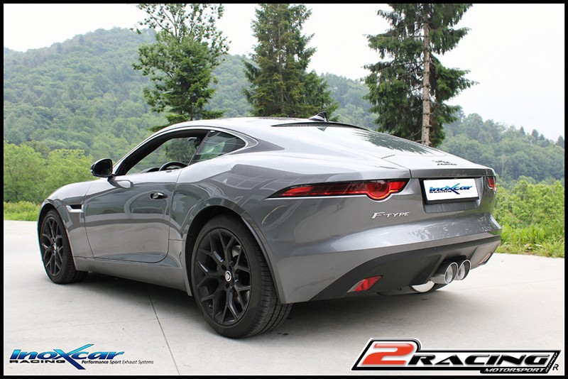 Zadní s tlumiče společně scentral koncovka 2 x průměru 114 Black Ceramic Inoxcar racing JAFT.01.114CBLACK