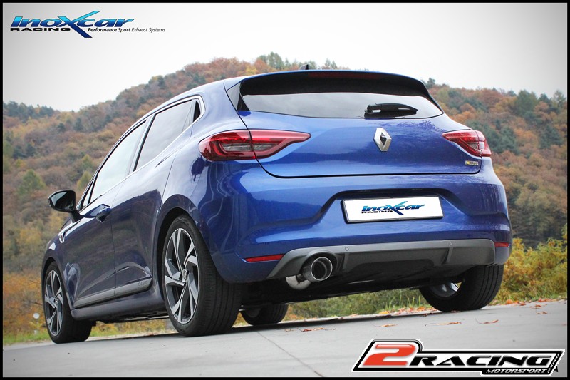 Zadní výfuk bez tlumiče s koncovkou průměr 100 Racing Inoxcar racing RECL.44.10RA