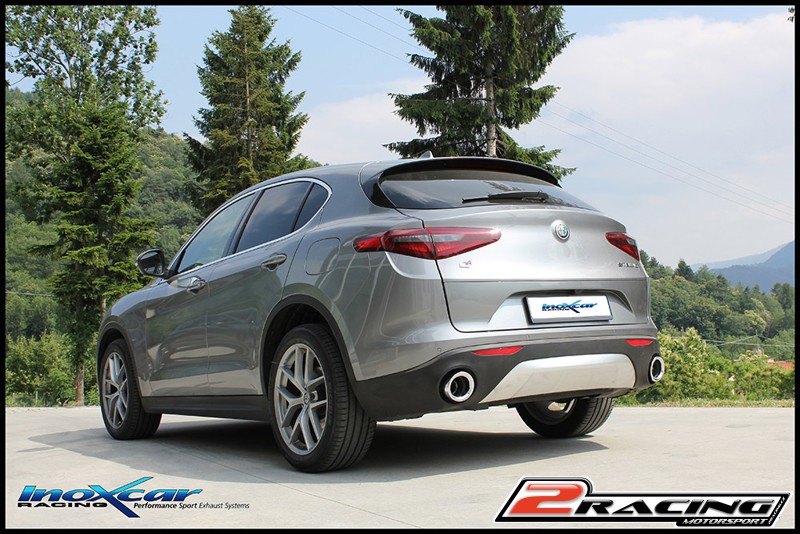 Central pipe společně ss tlumiče Inoxcar racing TCSSTELVIO
