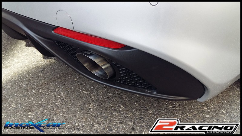 Central pipe společně ss tlumiče (společně sFLEX) Inoxcar racing TCSGIULIA