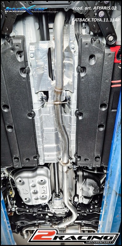 turbo sostituzione catalizzatore (2° catalizzatore) Inoxcar racing AFYARIS.02
