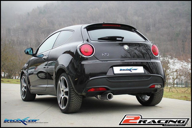 Zadní tlumič s koncovkou o průměru 102 Inoxcar racing ALMI.03.102