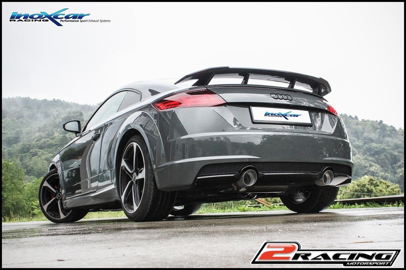 Zadní tlumič s koncovkou průměr 100 Racing P+L Inoxcar racing AUTT.07.RA