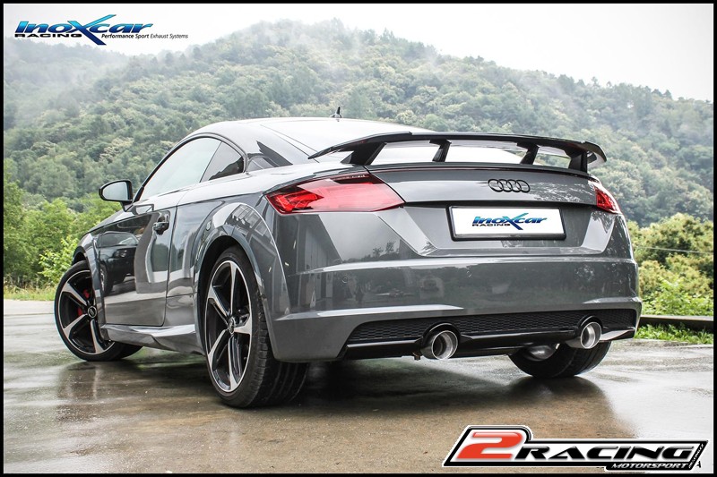 Zadní tlumič s koncovkou průměr 100 Racing P+L Inoxcar racing AUTT.07.RA