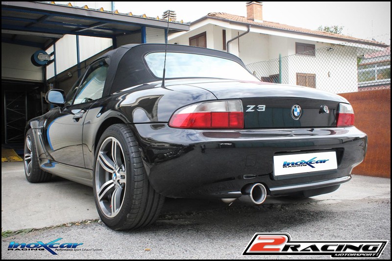 Zadní tlumič s koncovkou o průměru 102 Inoxcar racing BMZ3.01.102