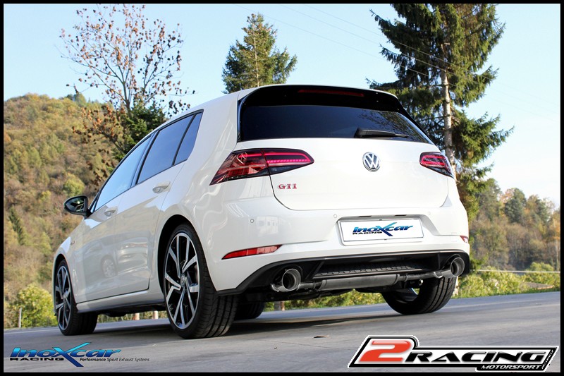 Nerezový výfuk místo katalizátoru (KAT a GPF delete) - Increased diameter pipe průměru 76mm (poze pro verze s DPF Inoxcar racing AFGTI.05.76