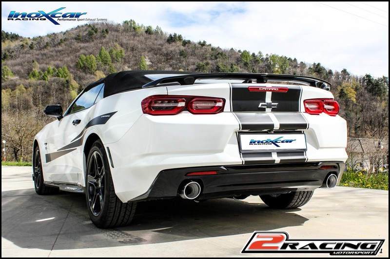 Zadní tlumič s koncovkou o průměru 110 X-RACE dx+sx Inoxcar racing CHCA.02.XR11