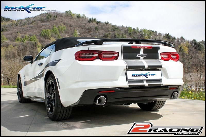 Zadní tlumič s koncovkou o průměru 110 X-RACE dx+sx Inoxcar racing CHCA.02.XR11
