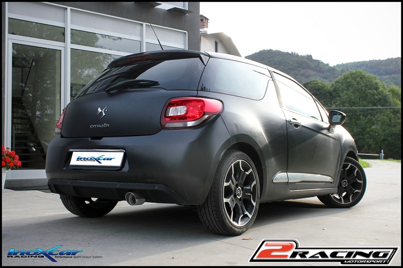 Zadní tlumič s koncovkou o průměru 90 Rally Inoxcar racing CIDS.09.90RA