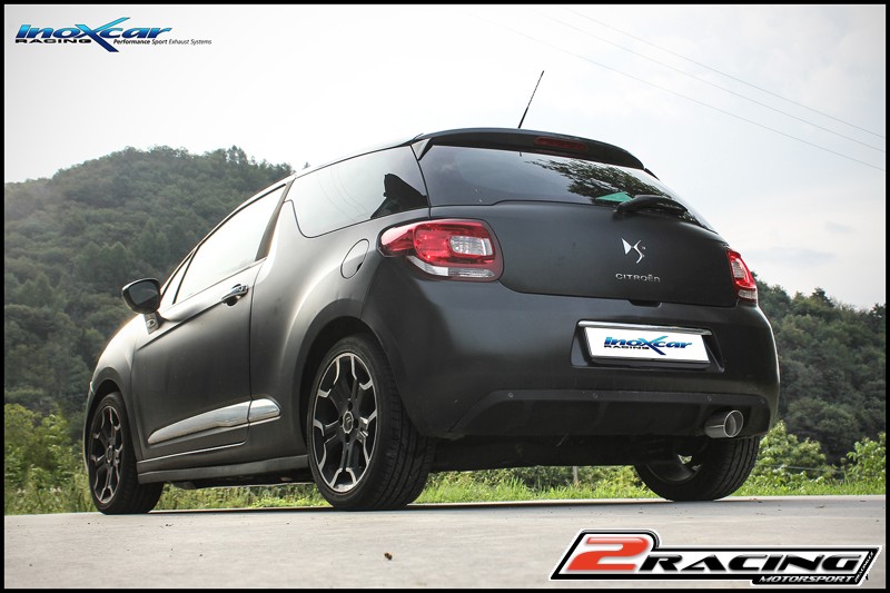 Zadní tlumič s koncovkou o průměru 90 Rally Inoxcar racing CIDS.09.90RA