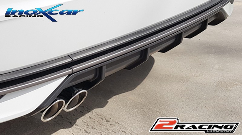 Original Audi A1 40TFSI Under Bumper (Purchasable only in combination společně sour Zadní exhaust) Inoxcar racing ESTRATTORE.A1
