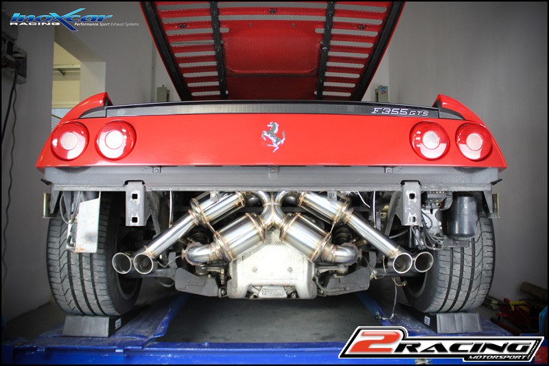 Nerezový výfuk místo katalizátoru (remove the secondary catalysts - UP) Inoxcar racing AF.FE355.01
