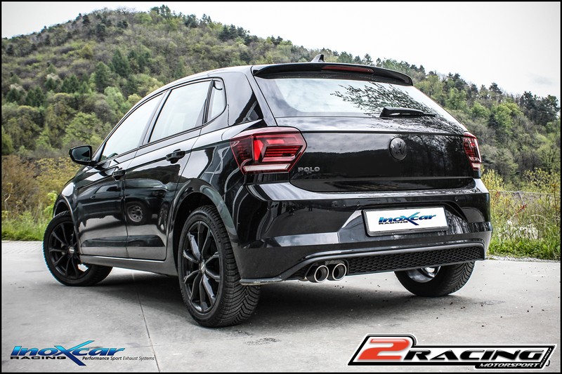 středová roura (For the assembly on original Zadní s tlumiče it is necessary the adapter AD.POLO.08) Inoxcar racing TCPOL.06