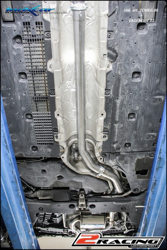 středová roura (For the assembly on original Zadní s tlumiče it is necessary the adapter AD.MEGANE4.06) Inoxcar racing TCMEG.06