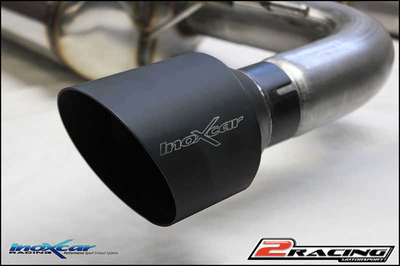 Zadní tlumič s koncovkou průměr 100 Racing BLACK CERAMIC P+L + Valves assembly společně soriginal electric enginesCod: 04) VALV.BMF40.02.10CBLACK Inoxcar racing VALV.BMF40.02.10CBLACK