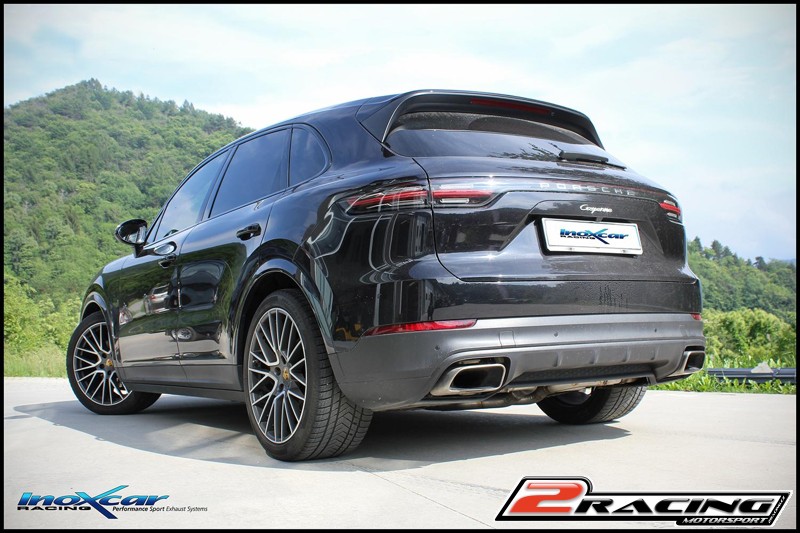 Zadní nerez výfuk koncovky Duplex bez tlumiče P+L (Exclusive assembly společně soriginal koncovka) Inoxcar racing POCAY.09