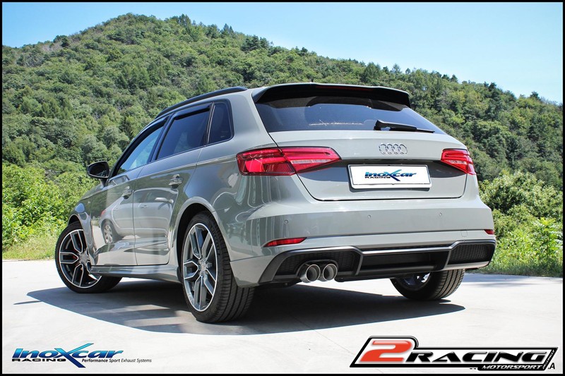 Nerezový výfuk místo katalizátoru společně ssport metal cat. 200 CPSI Inoxcar racing AFA3.02CAT