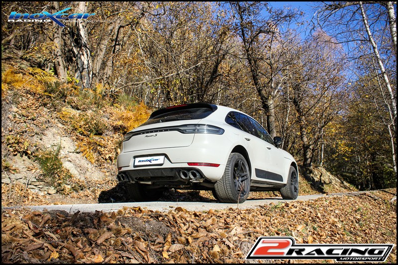 Zadní nerez výfuk koncovky Duplex bez tlumiče P+L + Valve společně sassembly of original engine (Exclusive assembly společně soriginal koncovka) Inoxcar racing VALV.MACAN.08