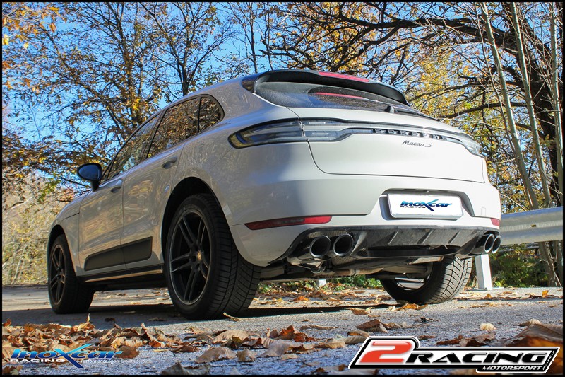 Zadní nerez výfuk koncovky Duplex bez tlumiče P+L + Valve společně sassembly of original engine (Exclusive assembly společně soriginal koncovka) Inoxcar racing VALV.MACAN.08