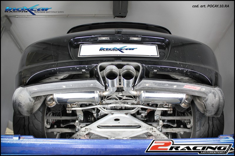 Sports Catalysts 200 CPSI P+L + Zadní s tlumiče společně scentral koncovka 2 x průměru 90 Racing Inoxcar racing POCAY.10.RA