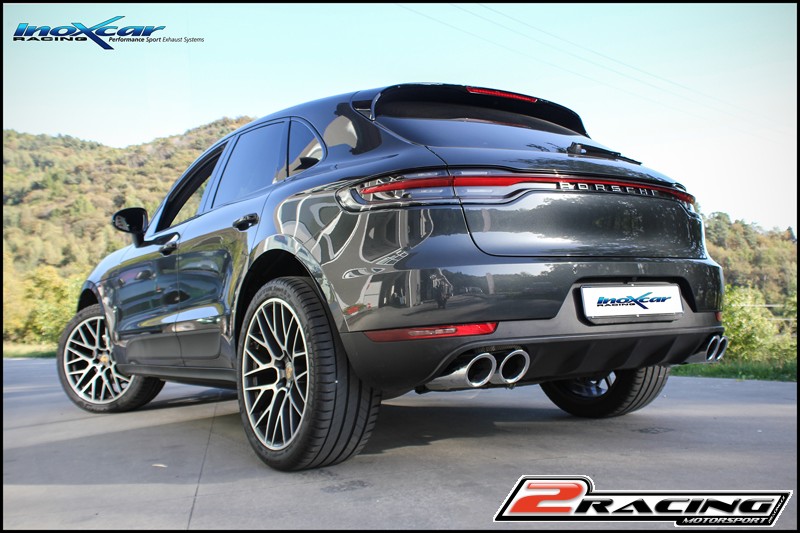 Zadní nerez výfuk koncovky Duplex bez tlumiče P+L + Valve společně sassembly of original engine (Exclusive assembly společně soriginal koncovka) Inoxcar racing VALV.MACAN.06