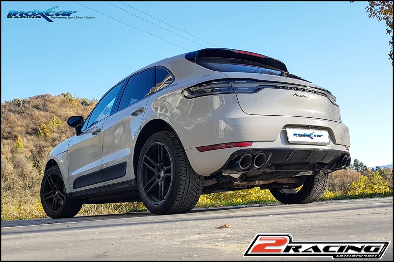 Zadní nerez výfuk koncovky Duplex bez tlumiče P+L + Valve společně sassembly of original engine (Exclusive assembly společně soriginal koncovka) Inoxcar racing VALV.MACAN.08