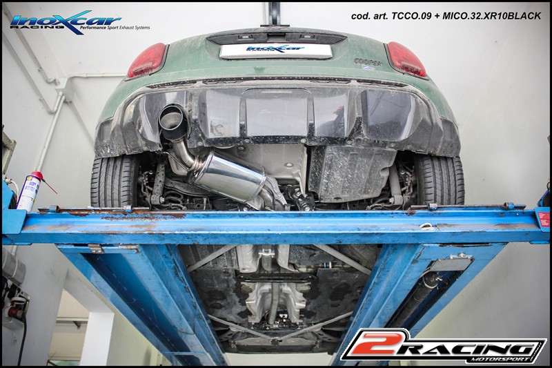 OPF/GPF replacement Pipe ECU úprava je nutná (For the assembly on original central pipe, it is necessary the adapter AD.MINI.09) Inoxcar racing TCCO.09