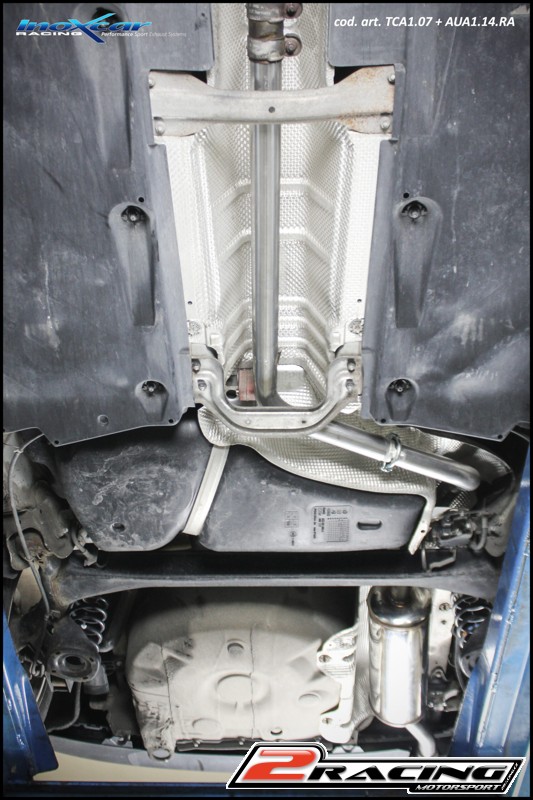 středová roura (For the assemblage společně soriginal Zadní s tlumiče is necessary the adapter AD.A1.07) Inoxcar racing TCA1.07