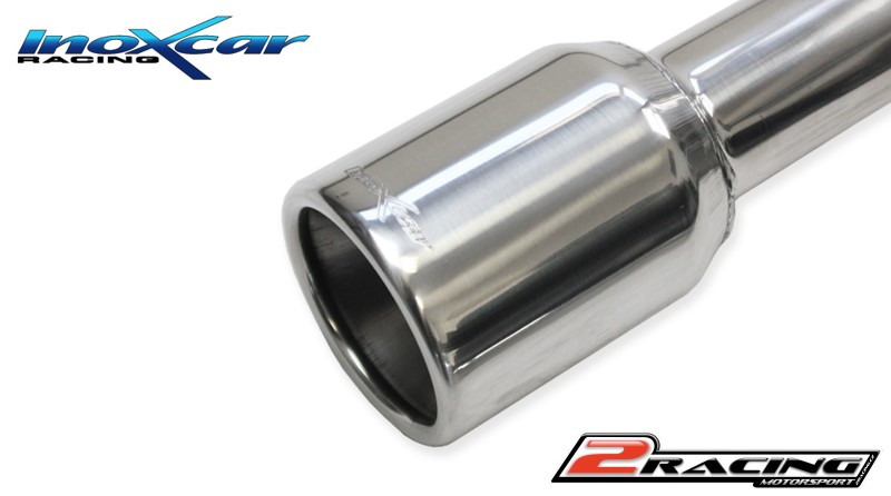 Zadní tlumič s koncovkou o průměru 80 Inoxcar racing SUIGN.01.80
