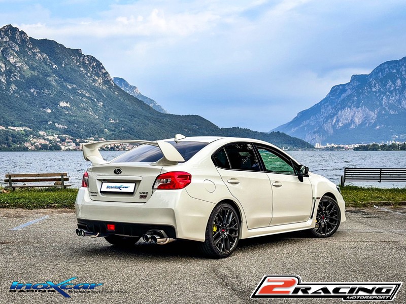 Zadní tlumič koncovkou výfuku 2 x průměru 90 Racing P+L - průměru 70 Inoxcar racing SUIM.37.RA