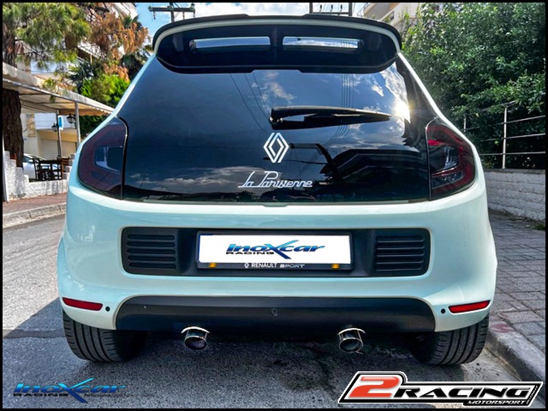Zadní tlumič s koncovkou průměr 80 Racing P+L Inoxcar racing RETW.09.RA