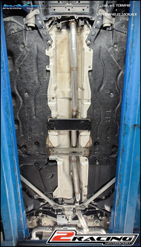 středová roura (deletes OPF)(For the installation on the original Zadní s tlumiče it is necessary to separately order the adapter AD.BMF40.01) Inoxcar racing TCBMF40