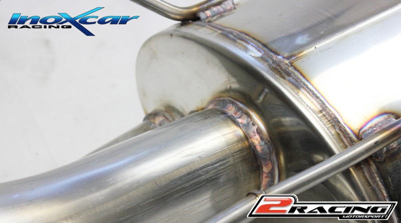 Zadní tlumič s koncovkou průměr 114 Racing P+L - TIG WELDING Inoxcar racing TOGT.01.114R.TIG
