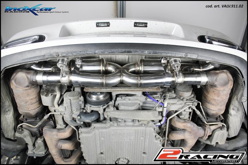 Zadní s tlumiče P+L + Valves společně sdepression kit + remote control (exclusive assembly společně soriginal koncovka) Inoxcar racing VALV.911.02