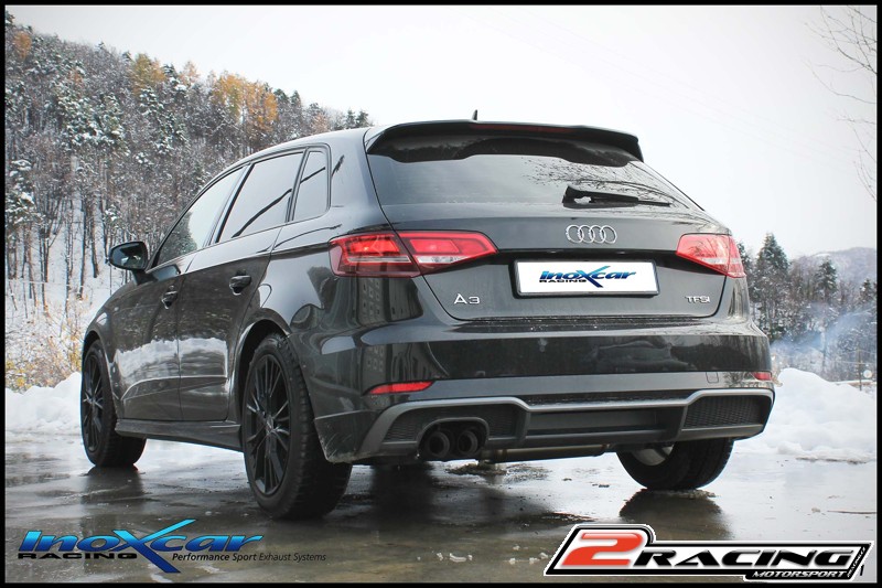 středová roura (For the installation on the original Zadní s tlumiče it is necessary to separately order the adapter AD.A3.03) Inoxcar racing TCA3.02