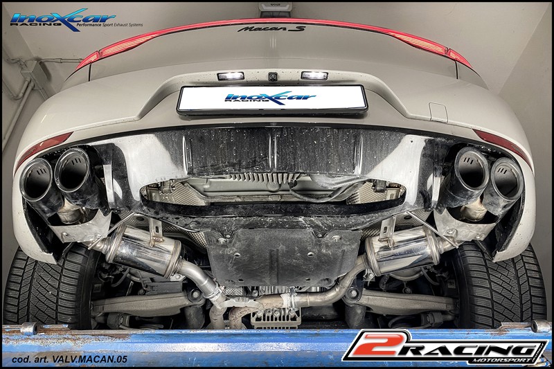 Zadní s tlumiče P+L + Valve assembly společně soriginal electric engine (Exclusive assembly společně soriginal koncovka) Inoxcar racing VALV.MACAN.05