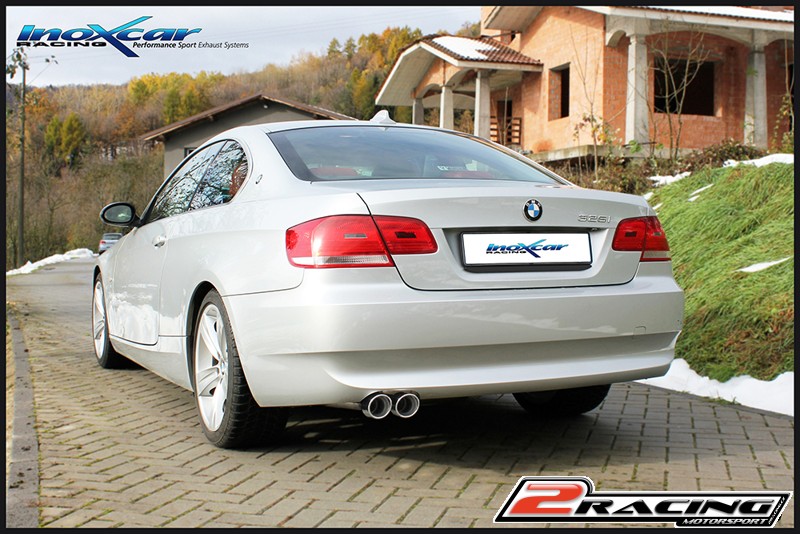 Zadní tlumič koncovkou výfuku 2 x průměru 80 X-RACE(Possibility of other models of koncovkas on request) Inoxcar racing OVBM.24.XR80