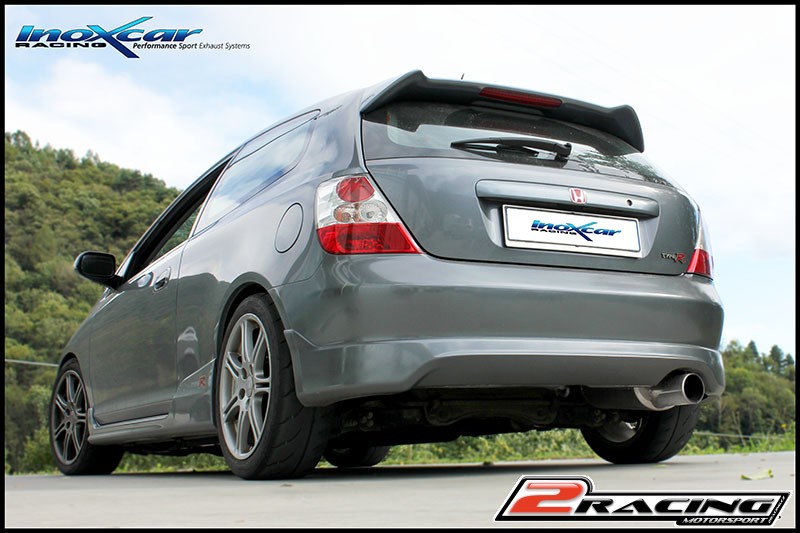 Zadní tlumič s koncovkou o průměru 102 Inoxcar racing HOCI.01.102