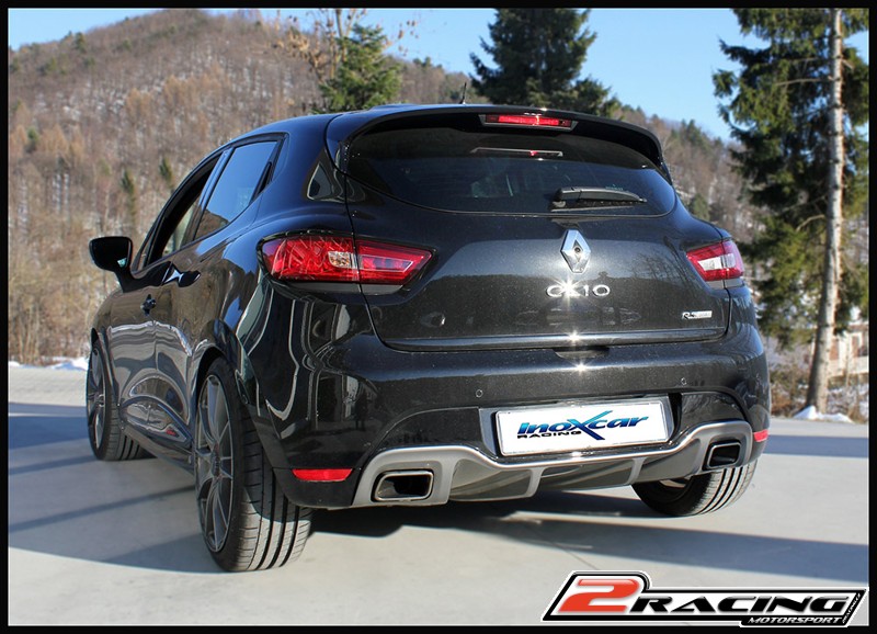 Zadní tlumič s koncovkou o průměru 50 P+L Inoxcar racing RECL.37.50
