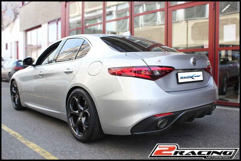 Central pipe společně ss tlumiče (společně sFLEX) Inoxcar racing TCSGIULIA