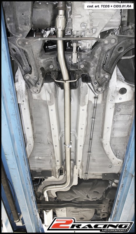středová roura (společně sflex) (For the installation on the original Zadní s tlumiče it is necessary to separately order the adapter AD.DS3.02) Inoxcar racing TCDS