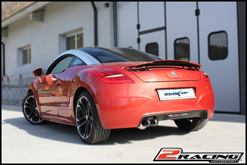 Zadní wihtout s tlumiče společně skoncovka 2 x průměru 80 Racing Inoxcar racing PERCZ.04.RA
