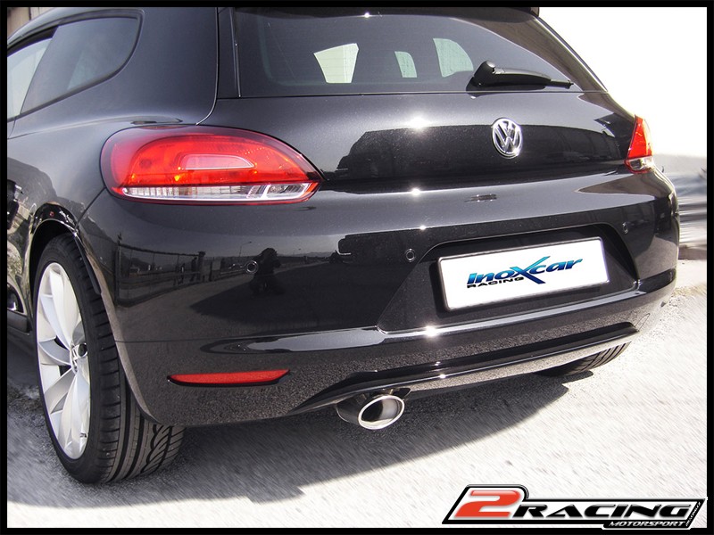 Zadní s tlumiče společně sfinal exit 2 x průměru 80 X-RACE Inoxcar racing WSCI.03.XR80
